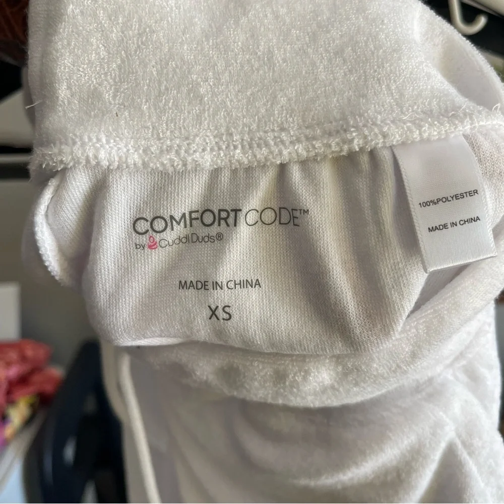 Comfort Code White Terry Drawstring Athletic Shorts